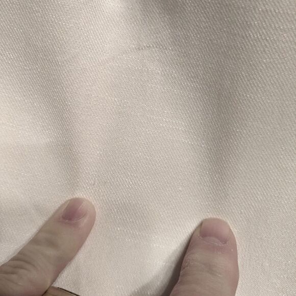 Curves 360 NYJD White High Rise Wide Leg Linen Blend Stretch With Wear Size 16 - Picture 11 of 12